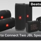 How to Connect Two JBL speakers