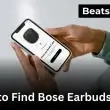 How To Find Bose Earbuds Case