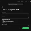 how to change Spotify password